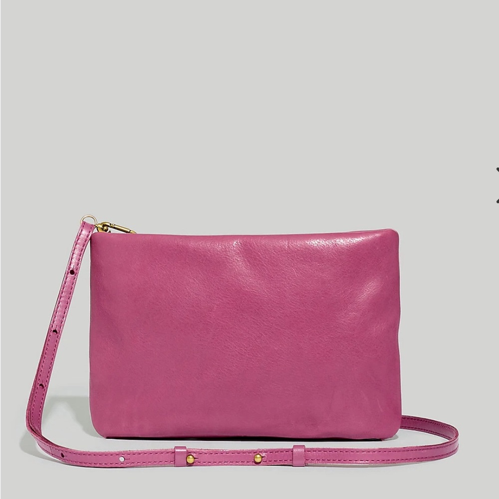 Madewell The Puff Crossbody Bag Warm Violet NWT
